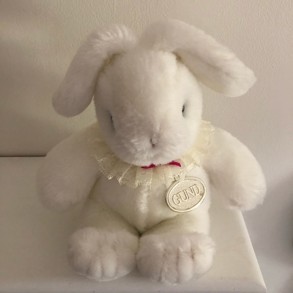 RARE GUND EASTER Rabbit 1990 with tag. Perfect collector condition. Easter Gift! - Picture 7 of 9